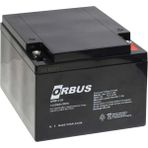 Ayt Orbus Kuru Akü 12 Volt 26 Ah Yeni Tarihli 176X166X125 mm 8 kg
