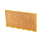 Ayt Plaket Bakır Delikli 6x13 Cm Pertinaks 60x130mm