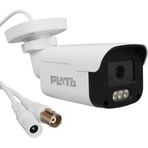 Ayt Plato PL-37707 AHD Bullet Güvenlik Kamera 2MP 3 Warm Led Sesli 3.6MM Renkli Gece Görüş Mikrofonlu