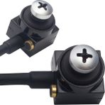 Ayt PM-19312 3.6mm 800 Tvl 1-4 Sensör Mikrofonlu Vida Tip Mini Kamera Dvr Kayıt Cihazı Için Giz Li Kamera