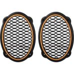Ayt Poke PK-5052 Oval Hoparlör Kapağı Turuncu LED Sabit (2'li Paket)