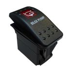 Ayt Pompa Depo Sembollu Lambali Isikli Arac On Off Ac Kapa Anahtar Dugme Oto Icin 12-24 Volt Switch 3 Pinli