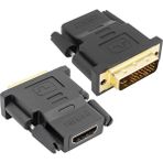 Ayt Powermaster HDMI Dişi DVI Erkek 24+5 Dvı Girişini Hdmı Girişine Çevirici Dönüştürücü Aparat Soket