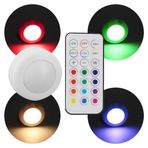 Ayt Powermaster PM-27186 Led Mobilya Merdiven Pilli Aydınlatma Lamba 3M Yapışkanlı Kumandalı Rgb Renkli 4000K 8'li Paket