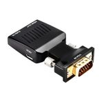 Ayt Powermaster PM-4276 Audio Çıkışlı VGA To HDMI Çeviciric Adaptör VGA Çıkışını HDMI Girişine Dönüştürücü Aparat