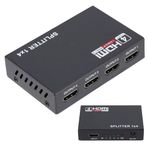 Ayt Rose HDMI-104 1080İ-1080P 3D 1X4 Port HDMI 1.4V Dağıtıcı Splitter Çoklayıcı