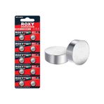 Ayt Roxy Rxy AG13 LR44 LR1154 LR357 1.5 Volt Alkaline Düğme Pil 10 Lu Paket Saat Pili