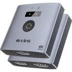 Ayt S-Link SL-LU602 2-Port 4K 60Hz HDMI Çift Yönlü (Bi-Directional) Akıllı Switch - 1