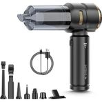 Ayt Shibumi Tornada 100 Watt 6000 mAh 16000pa Çekiş Gücü 8 Adet Başlıklı Şarjlı Süpürme Aleti Güçlü Üfleme Oto Araç İçi