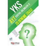 AYT Sosyal Bilimler 2 20li Deneme Sınavı Nitelik Yayınları