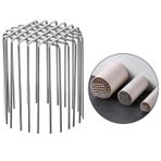 Ayt Sunup Sn-26824 Paslanmaz Çelik Havalandırma Kapağı 120X110 Mm Pimaş Kapağı Kombi Borusu Kapak