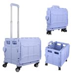 Ayt Sunup SN-26967 Katlanabilir Market Pazar Kamp Tekerlekli Alışveriş Arabası 60 Kg Kapasiteli Çanta