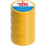 Ayt Sunup SN-27921 Sarı 0.13X18MM Izole Pvc Elektrik Yalıtım Bant (5'li Paket) - 0.13mm - Renkli - 1 Adet