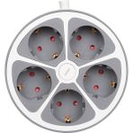 Ayt Vea VE-G605Y 5'li Grup Priz Uzatma Kablosu 3680 Watt 16 Amper Anahtarlı 1.5 Metre Kablo Isıya Dayanıklı