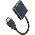 Ayt X-Level XCC7803 HDMI To VGA Aktif Çevirici Adaptör 3.5mm Ses Çıkışlı Full Hd - 1-Siyah