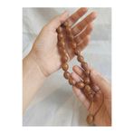 aytens Tornalanmış Andız 17'li Efe Tesbih - 13mm İşlemeli Doğal Çekirdek (15 cm)