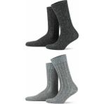 Aytuğ Erkek Alpaka Yünü Kışlık Soket 2'li ÇORAP-3095 G/a - 35 - 38 - Çok Renkli