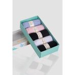 Aytuğ Kadın Bambu 5 Çift Özel Kutulu Patik Çorap - 34018 - 35 - 38 - Çok Renkli