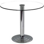 Aytuğ Masa Bar Masası Bistro Cafe Cam Yuvarlak Kokteyl 70 cm