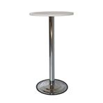 Aytuğ Masa Bar Masası Bistro Cafe Yuvarlak Kokteyl Ahşap Tablalı 110 Cm - 1.tk