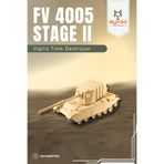 ayvazprinter FV 4005 STAGE II 1/35 Ölçek, 10x24x10 cm Boyutlu, Hareketli Palet Sistemi Olan Tank Maketi