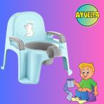 Ayvella Koltuk Tip Lazımlık Tuvalet Eğitimi Başlangıç Çıkarılabilir Hazneli Afacan Oturak Lazımlık - Turkuaz