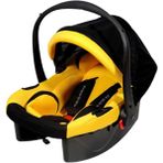 Ayvella Yeni Güneşlikli Lüx Pedli Taşıma Puseti Ana Kucağı Sarı 0-18 kg Katlanabilir Emniyet Kemerli