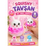 Ayver 1 ADET SQUISHY SUKUŞİ SIKMALI TAVŞAN YUMUŞAK OYUNCAK STRES OYUNCAĞI