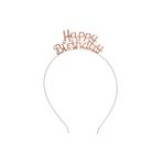Ayver Happy Birtday Metal Taç Doğum Günü Yaş Günü Yıldönümü Tacı