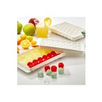 Ayver PLASTLİFE 33 GÖZLÜ BİLYE KÜRE MODEL PLASTİK KAPAKLI MEYBUZ BUZ KALIBI