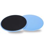 AYVRUOP 2 adet Sliders Fitness Core Sliders kayar diskler fitness kayar diskler spor çift taraflı kayma diskleri egzersiz kaydırıcı ev jimnastik antrenman karın egzersizleri için (mavi), Mavi, M