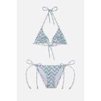 Ayyıldız 4903 Mor Desenli Kız Çocuk Bikini Takımı