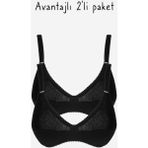 Ayyıldız 556 Siyah 2'li Sütyen