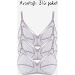 Ayyıldız 777 Beyaz 3'lü Toparlayıcı Sütyen
