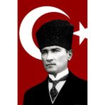 Ayyıldız Bayrakçılık 100 x 150 Atatürk Posteri