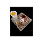 Ayz Home Kare Çelik Sunum Tepsisi 4'lü 21 x 21 cm