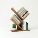 Ayz Masaüstü Kitaplık Masa Üstü Raf Mini Kitaplık Kitap Düzenleyici Kitap Rafı Çalışma Masası Ofis Organizer Ağaç - Atlantik Çam