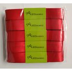 Ayza Kurdele - Kırmızı Saten Kurdele 4 cm 5X10 Metre (1 Paket)