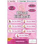 Ayza Tasarım Isme Özel Okul Etiketi Kalem Defter Etiketi Erkek Çocuk Siyah Maske Figürlü Isim Etiketi - Çok Renkli