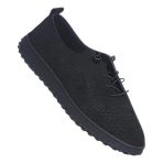 Ayzen 1070 Süet Siyah Kadın Casual Ayakkabı