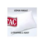 AYZEN HOME 1 Fiyatina 2'li Boncuk Silikon Tac Marka Yastık 50x70 Cm