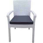 Ayzen Home 6 Adet Gri Renkte Rattan Sandalye Minderi Bağcıklı Su Itme Özelliğine Sahip Kumastan ve 5cm Sunger Den Yapılmıştır2