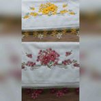 Ayzen Home El Yapımı Iğne Oyalı Havlu - 50 x 90 cm - Çok Renkli-KR1