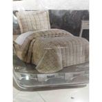 Ayzen Home Laıla Velvet Yatak Örtüsü - Bej - 180 x 240 cm
