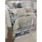 Ayzen Home Laıla Velvet Yatak Örtüsü - Bej - 250 x 260 cm