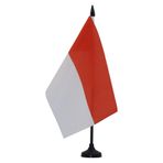 AZ FLAG 21x14 cm Endonezya Masa Bayrağı