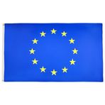 AZ FLAG - Avrupa Birliği Bayrağı - 90x60 cm - Avrupa Bayrağı 60 x 90 cm İnce Polyester - Bayraklar