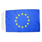 AZ FLAG Bayrak Avrupa Birliği Birliği 45 x 30 cm kordonlu - Avrupa bayrağı 30 x 45 cm - Bayraklar üstün kalite