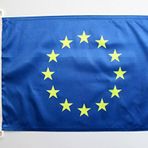 AZ FLAG BOOTFLAGGE Avrupa Birliği 45 x 30 cm - Avrupa tekne bayrağı 30 x 45 cm deniz bayrağı, üstün kalite