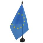 AZ FLAG - Masa bayrağı Avrupa Birliği - 21x14 cm - Avrupa masa bayrağı 14 x 21 cm - bayraklar